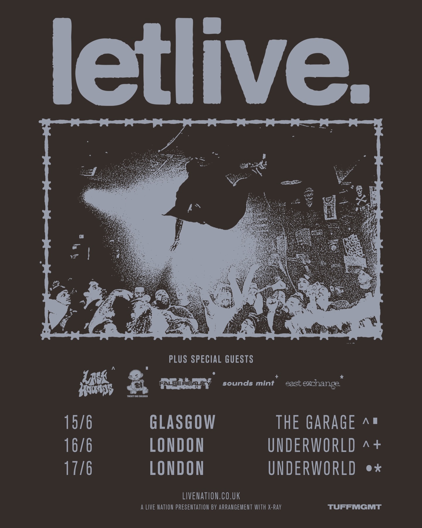 letlive. Tour Poster 2026